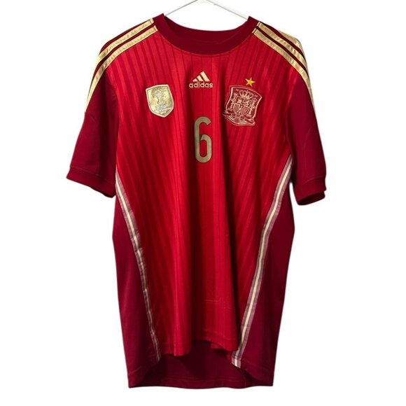 Adidas ClimaCool Federacion Futbol Asociados A. Iniesta‎ 6 Jersey Size Large - Picture 1 of 16